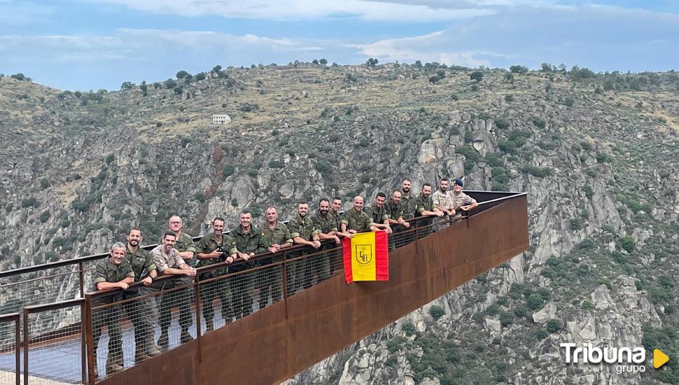 La Guardia Real combate a la lluvia por toda la provincia de Salamanca 