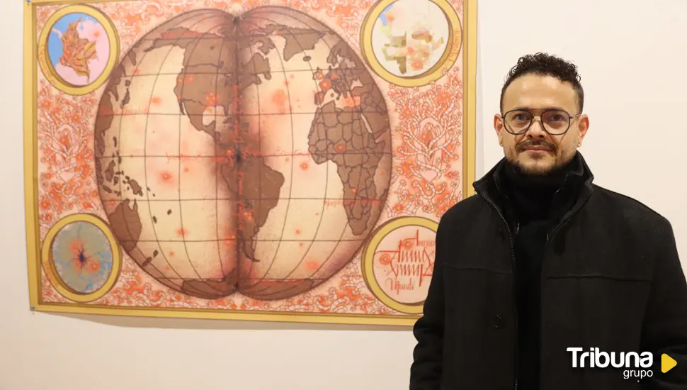 La Hospedería Fonseca acoge la exposición 'Cartografía de la Humedad', del colombiano Adrián Estrada