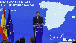 Sánchez anuncia 4.500 millones en subvenciones y 50.000 millones en préstamos para pymes