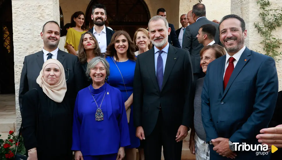 Felipe VI apuesta en Jordania por buscar la solución de los dos Estados para el conflicto palestino-israelí