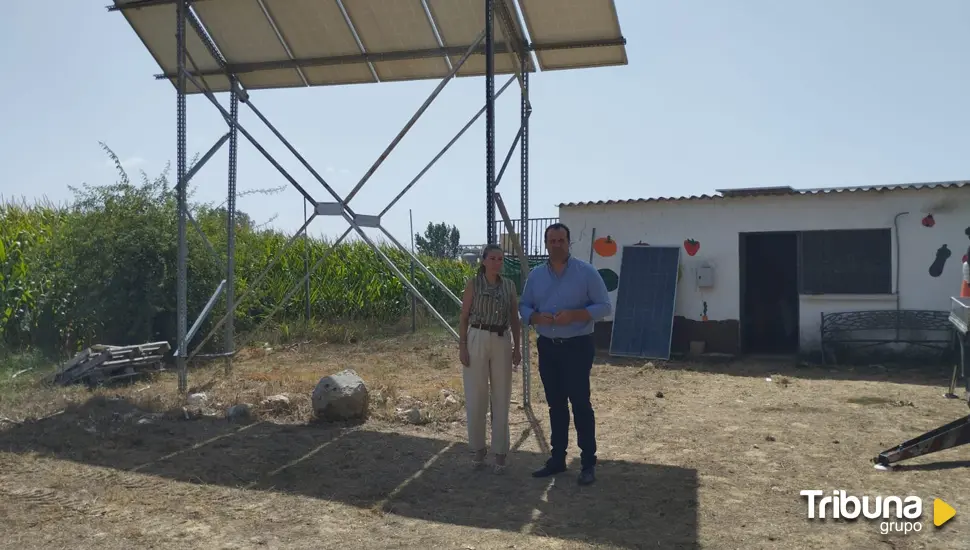 Un depósito de agua y una estación fotovoltaica para facilitar el riego en el vivero municipal de Santa Marta