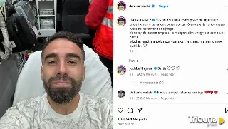 Dani Carvajal confirma el peor pronóstico: Lesión grave de ligamento cruzado