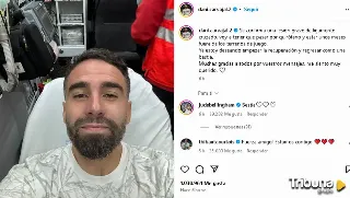 Dani Carvajal confirma el peor pronóstico: Lesión grave de ligamento cruzado