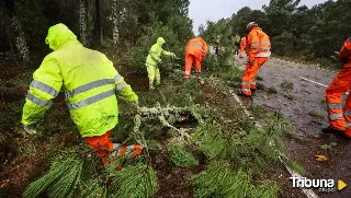 El vendaval Kirk provoca 675 llamadas y 460 emergencias en Castilla y León 