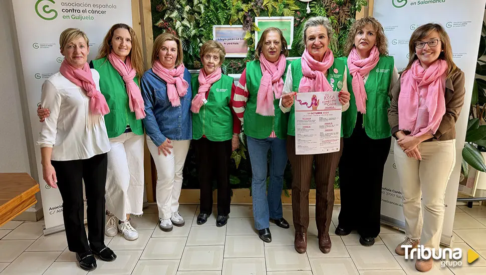 Paseo rosa, papiroflexia e información: las actividades en Guijuelo en el Día Mundial contra el cáncer de mama