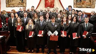 Veteranos y noveles, protagonistas en la celebración de las fiestas patronales de los abogados de Salamanca