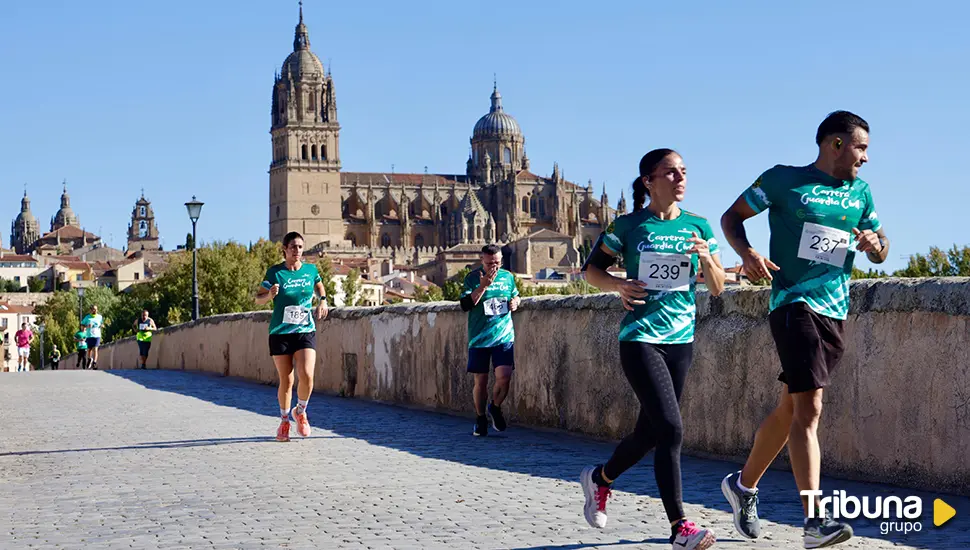 La solidaria carrera de la Guardia Civil reúne a 850 corredores y andarines