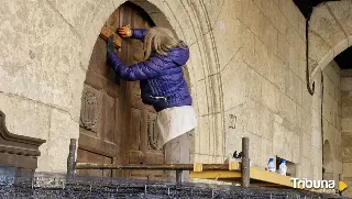 Ciudad Rodrigo acomete la restauración de la puerta principal de la Casa Consistorial