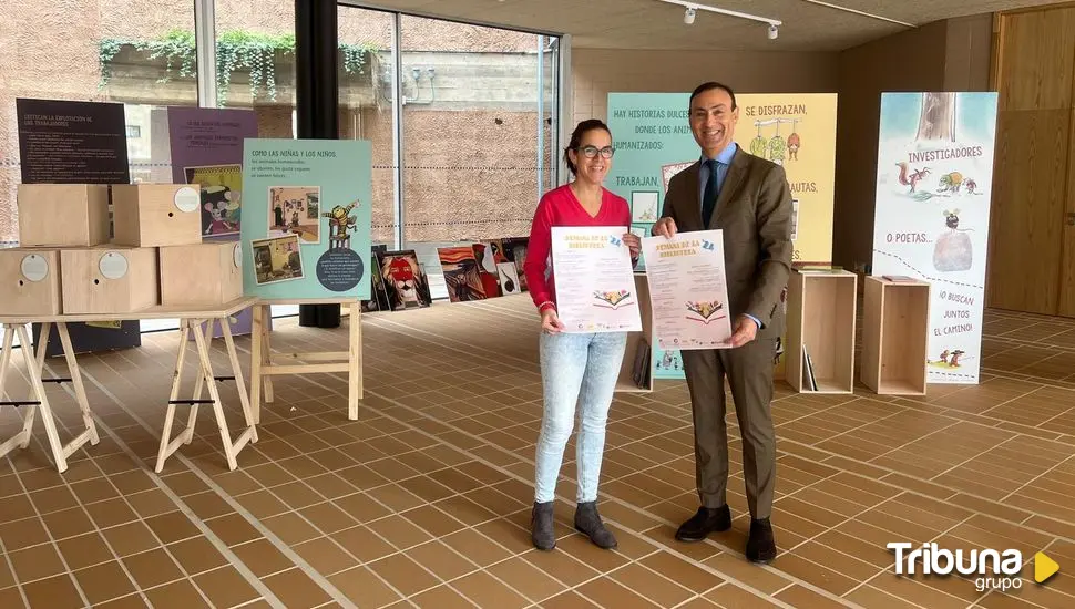 La Semana de la Biblioteca en Carbajosa arranca con la exposición 'Animales muy humanos' 