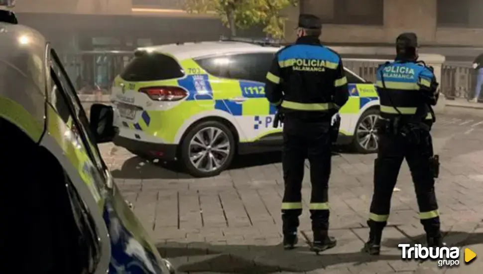 Un motorista, herido grave tras el choque con un vehículo en la Gran Vía de Salamanca 