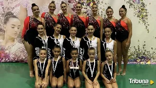 El Club Rítmica Salamanca vuelve del Campeonato de Castilla y León con diversas medallas