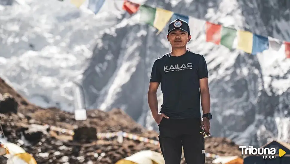 La histórica hazaña del sherpa Nima Rinji, que rompe estereotipos y récords en las cimas más altas