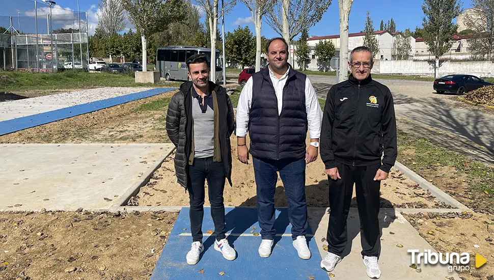 Guijuelo estrena nuevas instalaciones de entrenamiento de atletismo