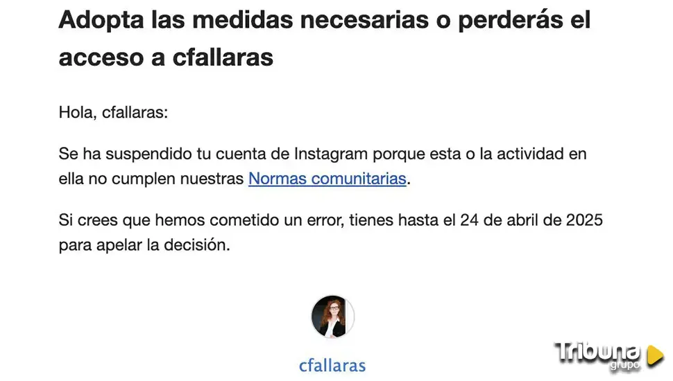 Instagram reabre la cuenta de Cristina Fallarás tras tres horas clausurada