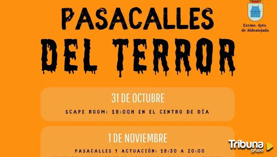 Aldeatejada celebra Halloween con un scape room, pasacalles de terror y baile de monstruos