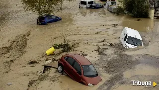 Un camionero desaparecido y un AVE descarrilado en el día más adverso del paso de la dana 