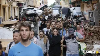 Desplegados 4.473 guardias civiles y policías en las zonas afectadas de Valencia y se restringe la movilidad