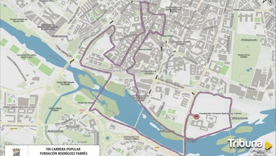 Cortes y desvíos de tráfico este fin de semana en Salamanca con motivo de varias carreras populares