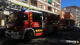 Una mujer de 81 años, herida con quemaduras tras un incendio en su vivienda la calle Pardo Bazán de Salamanca