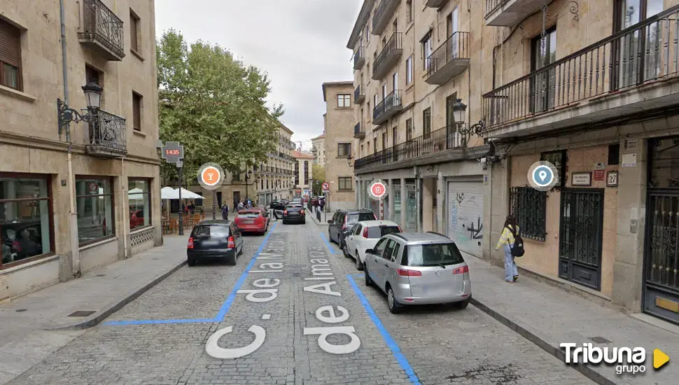 Herida una mujer tras ser atropellada por un taxi en la calle Marquesa de Almarza 