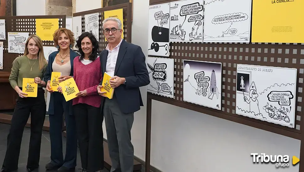 'La Ciencia según Forges', la exposición que rinde homenaje al dibujante llega a la Biblioteca Vargas-Zúñiga