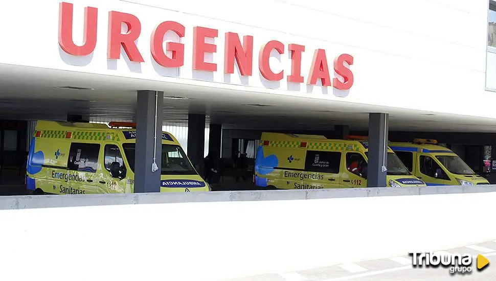 Trasladan al hospital a un motorista herido tras una colisión en Cabrerizos