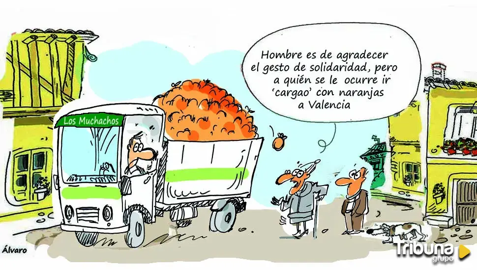 ¡A la rica naranja... solidaria! 