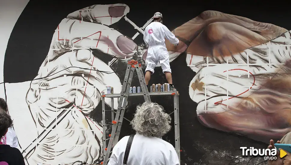 Salamanca iluminará 14 murales de la Galería Urbana que harán "más atractivo" el barrio del Oeste