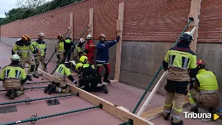 Formación transfronteriza en Salamanca a equipos de bomberos que intervienen en emergencias