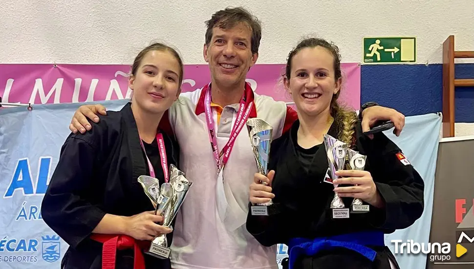 Noa García y Patricia Curto colocan el nombre de Salamanca en lo más alto del Campeonato de España de Kempo