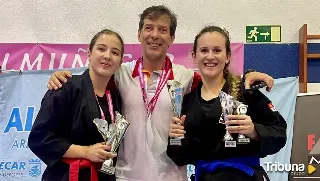 Noa García y Patricia Curto colocan el nombre de Salamanca en lo más alto del Campeonato de España de Kempo