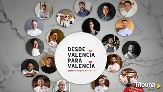 Los chef salmantinos Rocío Parra y Víctor Gutiérrez se suman a la iniciativa solidaria 'Desde Valencia Para Valencia'