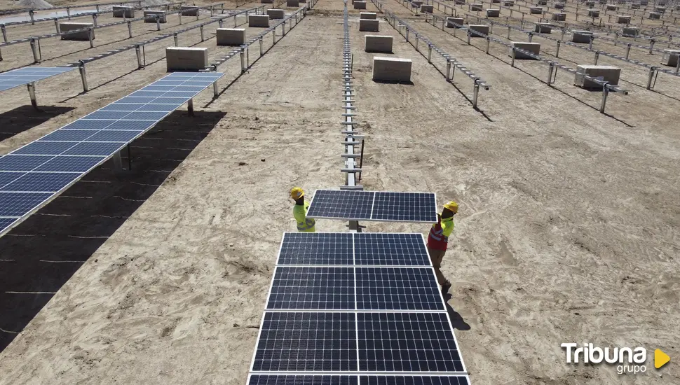 La planta fotovoltaica 'Ciudad Rodrigo' de Iberdrola avanza para abastecer 150.000 hogares al año 