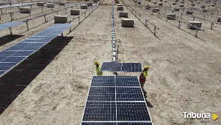 La planta fotovoltaica 'Ciudad Rodrigo' de Iberdrola avanza para abastecer 150.000 hogares al año 