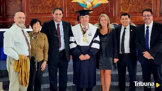 El exrector de la USAL José Ramón Alonso, doctor honoris causa en Ecuador por la Universidad Tecnológica Israel