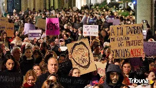 Salamanca sale a la calle contra la violencia de género: "Por las que fueron, somos y serán"