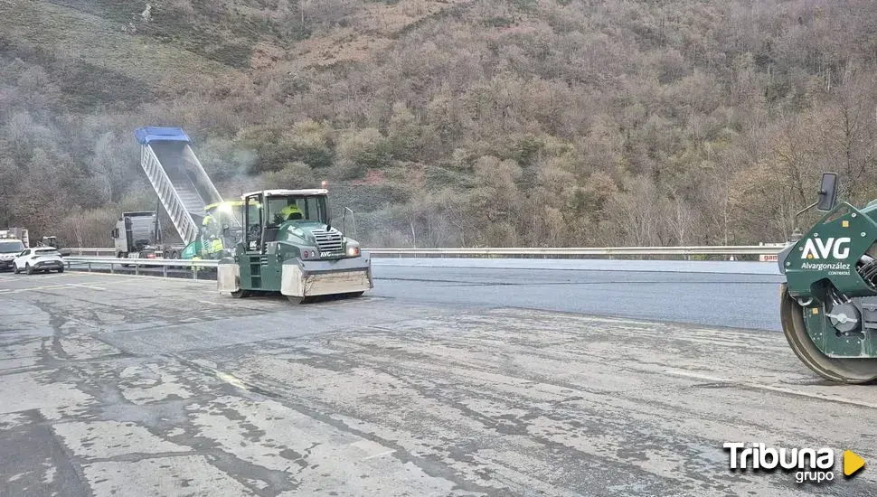 Transportes prevé abrir este miércoles el desvío provisional de la AP-66 en ambos sentidos de circulación