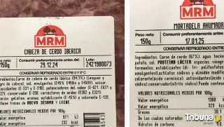 Alertan de la presencia de listeria en varios productos cárnicos de la marca MRM