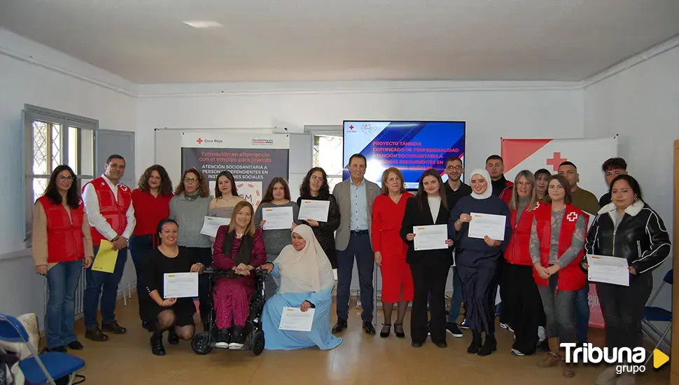 Cruz Roja Salamanca forma a jóvenes en el sector de atención a personas dependientes