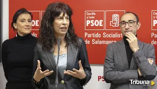 Ana Redondo llama en Salamanca a acabar con el "régimen" del PP porque Castilla y León "se muere"