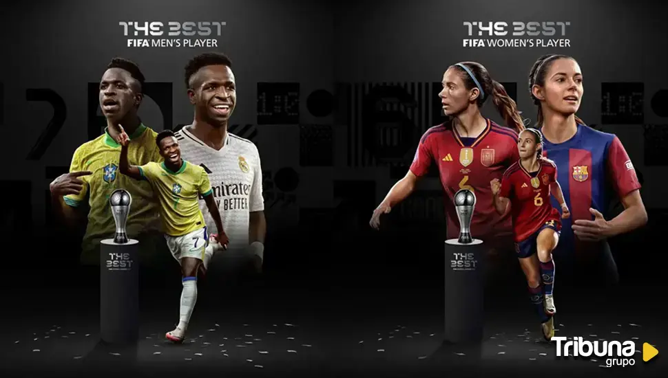 El mundo del fútbol corona a Vinicius Jr y Aitana Bonmatí con el 'The Best'