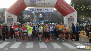 Ignacio Regalado y Clara Rubio, los más rápidos en la carrera de Navidad de Villamayor