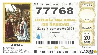 El 77.768, cuarto premio, deja 360.000 euros en cinco puntos de la provincia