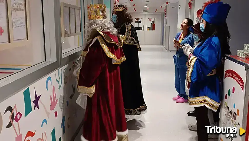 Los Reyes Magos llenarán de ilusión las plantas infantiles del Hospital 