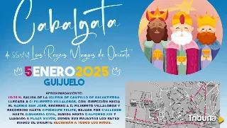 Los Reyes Magos dan aviso de su llegada a Guijuelo el 5 de enero