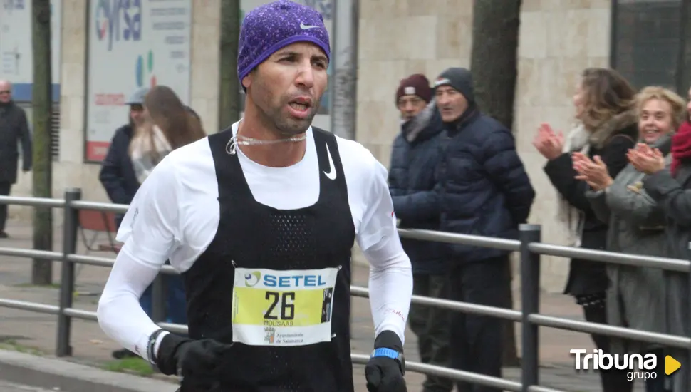 Hadout, ganador de la San Silvestre: "Mucha cuesta y mucho frío, madre mía"