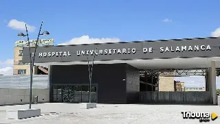 Trasladado en UVI móvil al hospital de Salamanca tras quedar su brazo atrapado por una resinadora