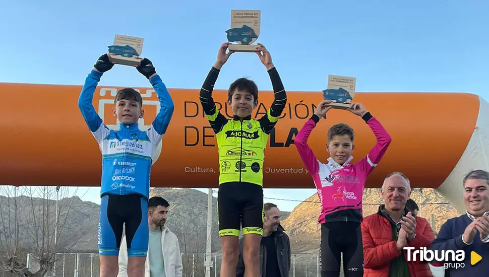 Enzo García lleva al podio al Caja Rural - Siega Verde en el primer gran premio BTT de Navarredondilla