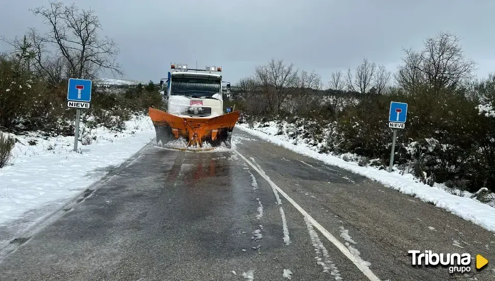 Desactivadas todas las alertas por nieve en Castilla y León tras subir la cota