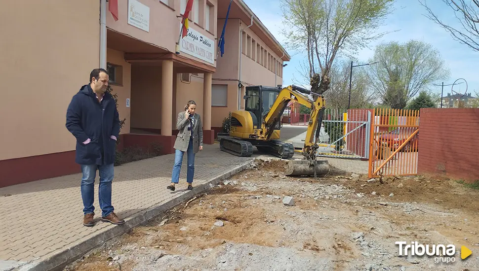 Comienzan las obras de acondicionamiento del colegio Carmen Martín Gaite de Santa Marta